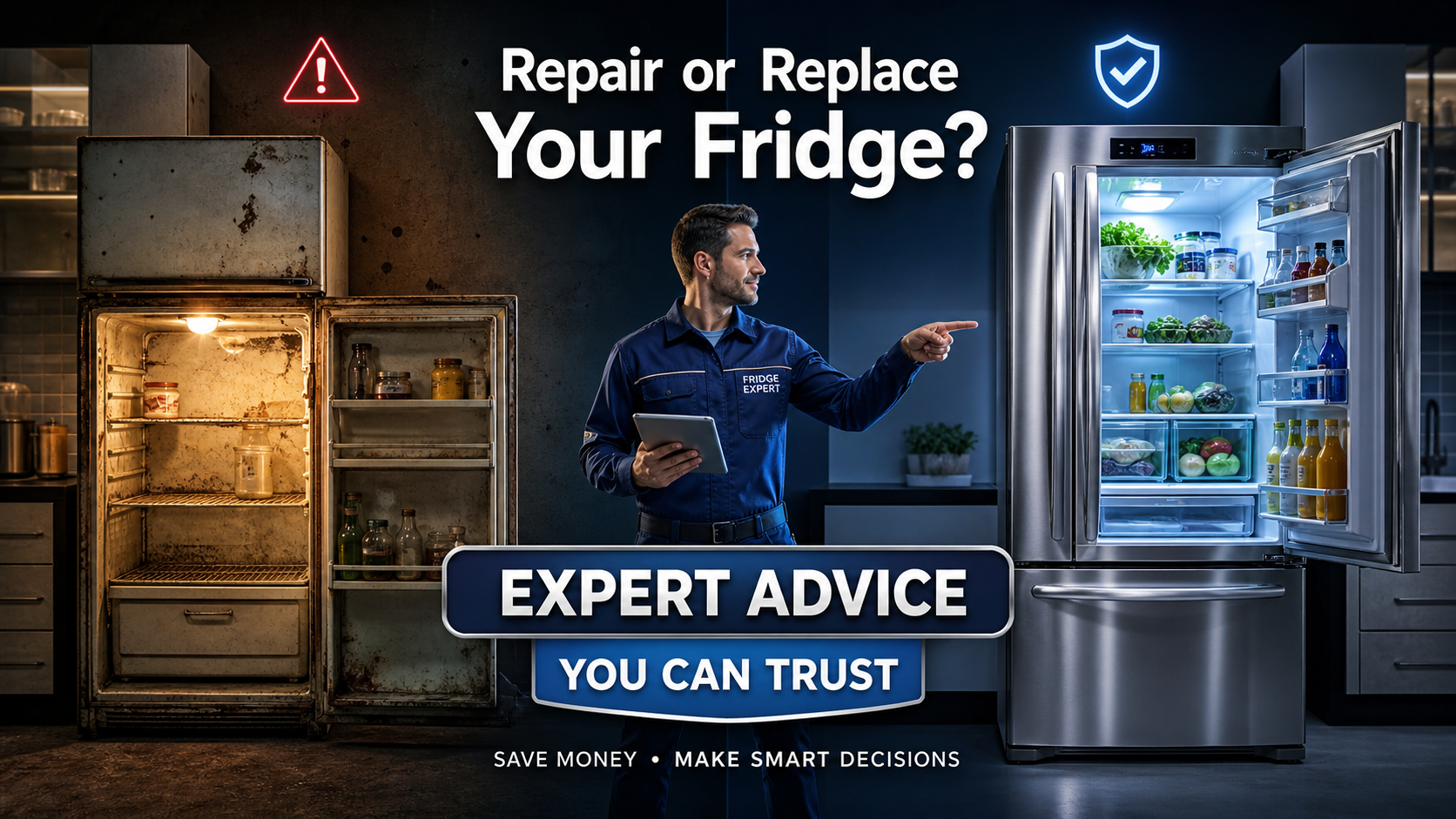 When Should You Replace vs Repair Your Refrigerator? Expert Guide by FixNow Appliances